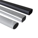 Aluminium Cupboard Smooth Hanger Rail 15mm